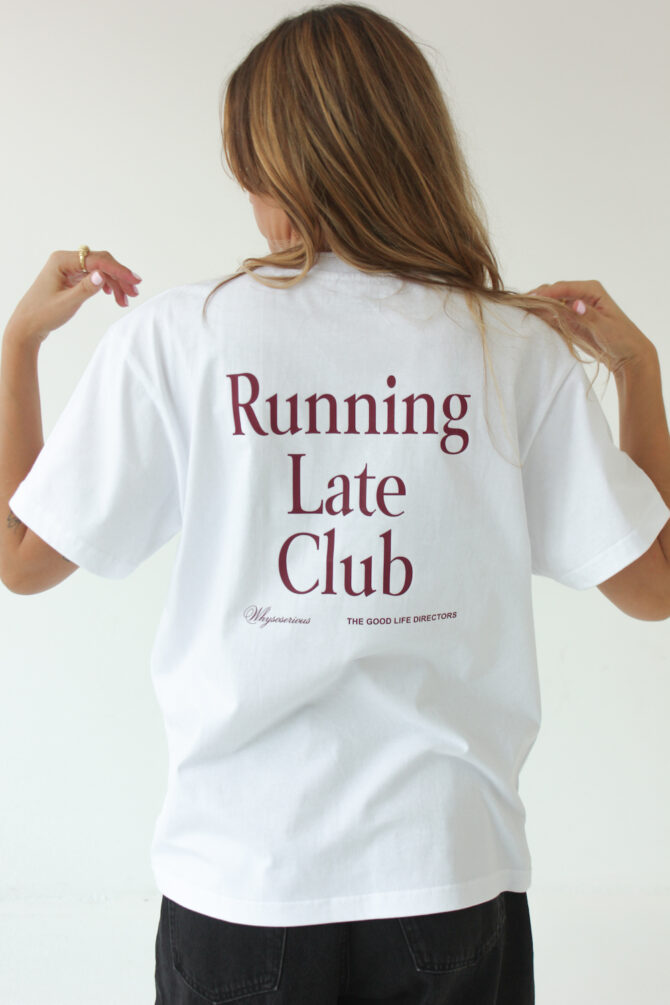 Running Club T-Shirt Biały