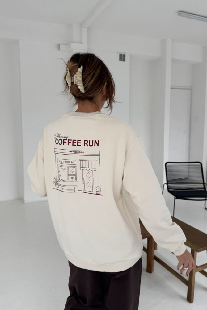 Bluza WSS Coffee Ivory - obrazek 2