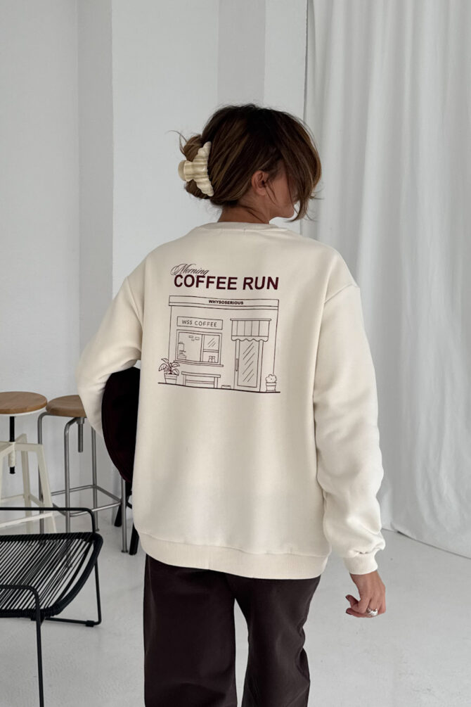 Bluza WSS Coffee Ivory