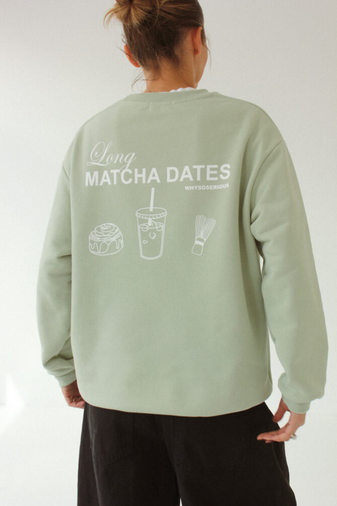 Bluza Matcha Dates Sage Green - obrazek 4