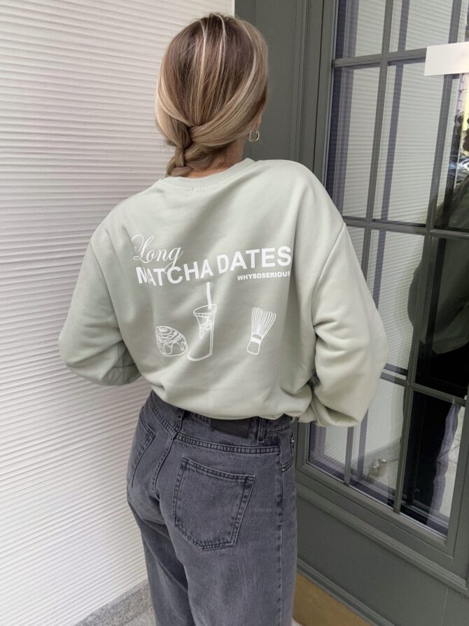 Bluza Matcha Dates Sage Green