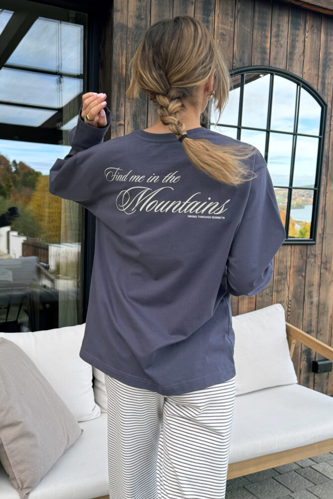 Longsleeve Mountain Graphite - obrazek 3