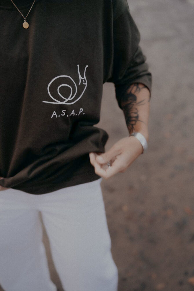 Longsleeve ASAP Khaki - obrazek 3