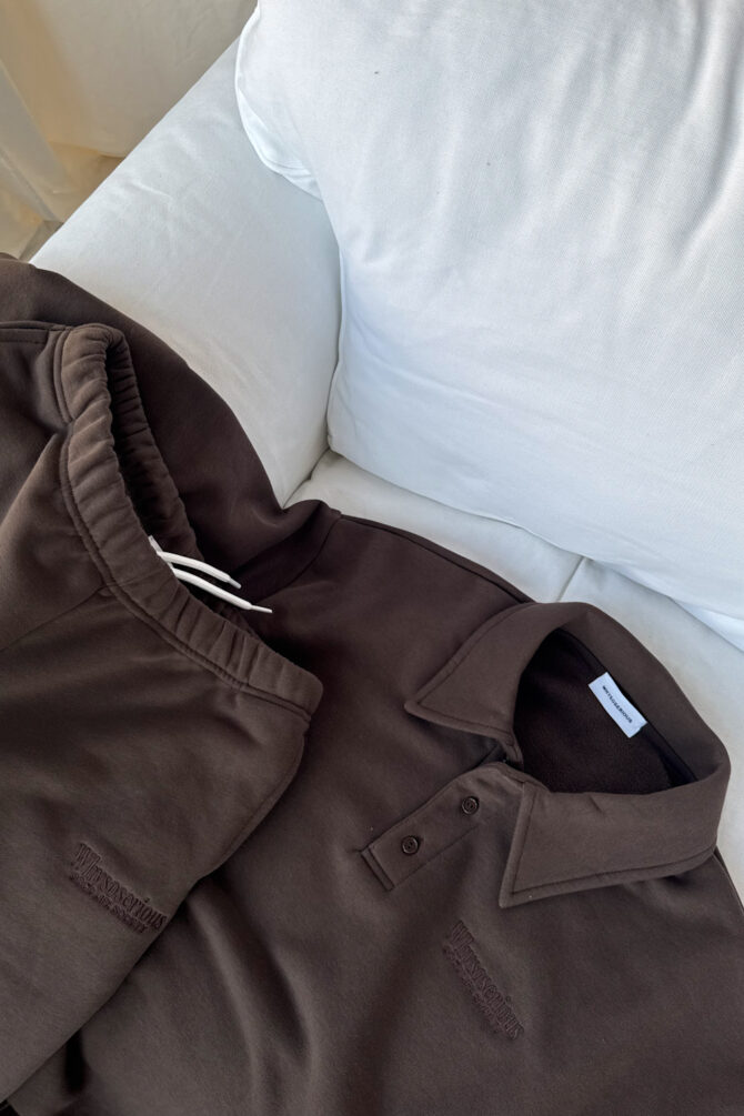 Bluza Polo WSS Brown - obrazek 3