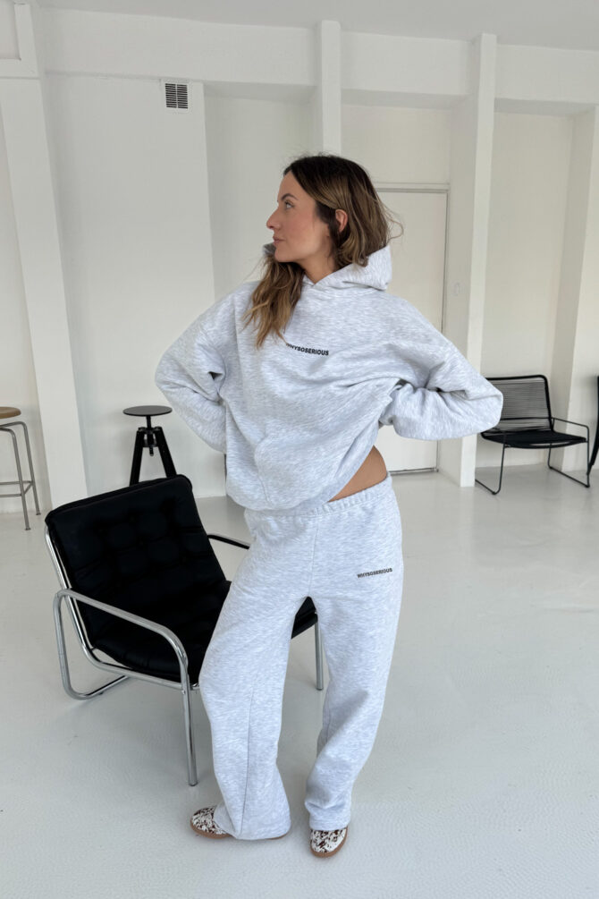 Spodnie Dresowe Wide WSS Grey