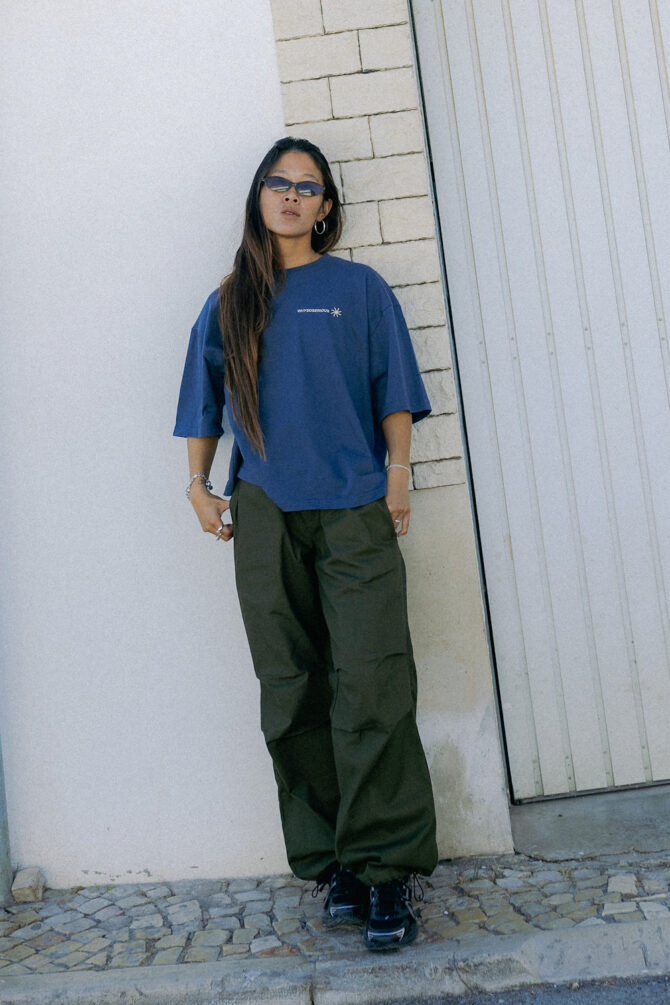 Spodnie Cargo Cotton Khaki - obrazek 3