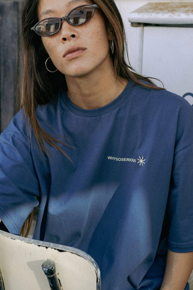 T-shirt Cool Vintage Blue - obrazek 3