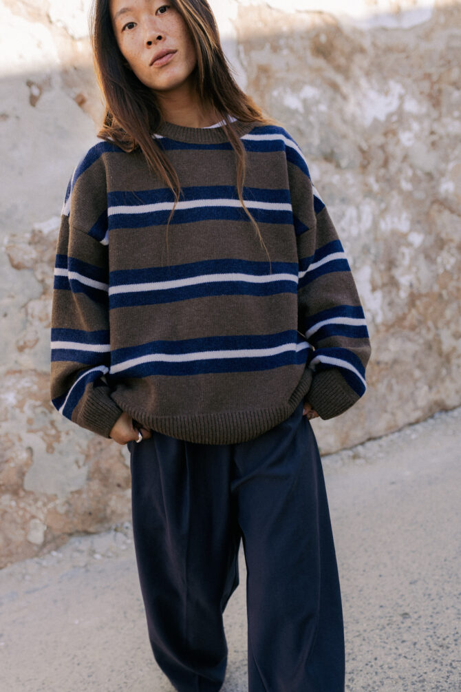 Sweter Sophie Stripes Brown