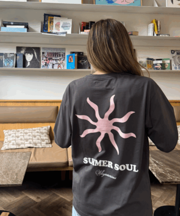 Summer Soul Szary Longsleeve