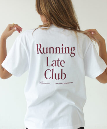 Running Club T-Shirt Biały