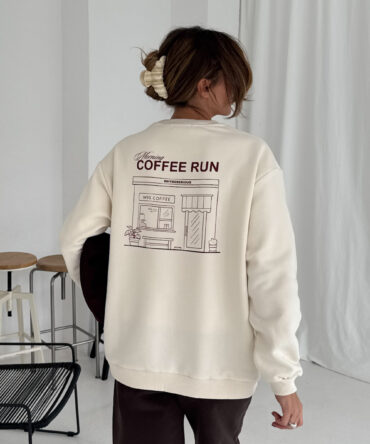 Bluza WSS Coffee Ivory