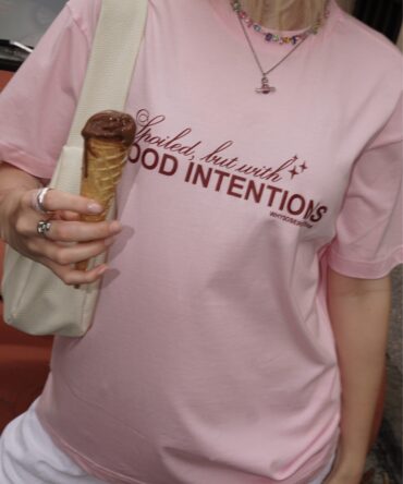 T-shirt Spoiled Pink Oversized
