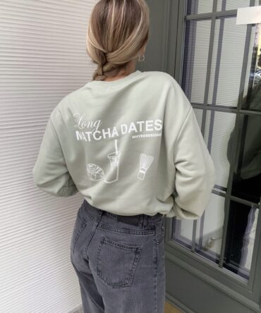 Bluza Matcha Dates Sage Green