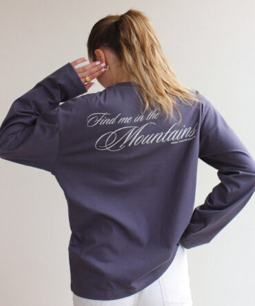 Mountain Grafitowy Longsleeve