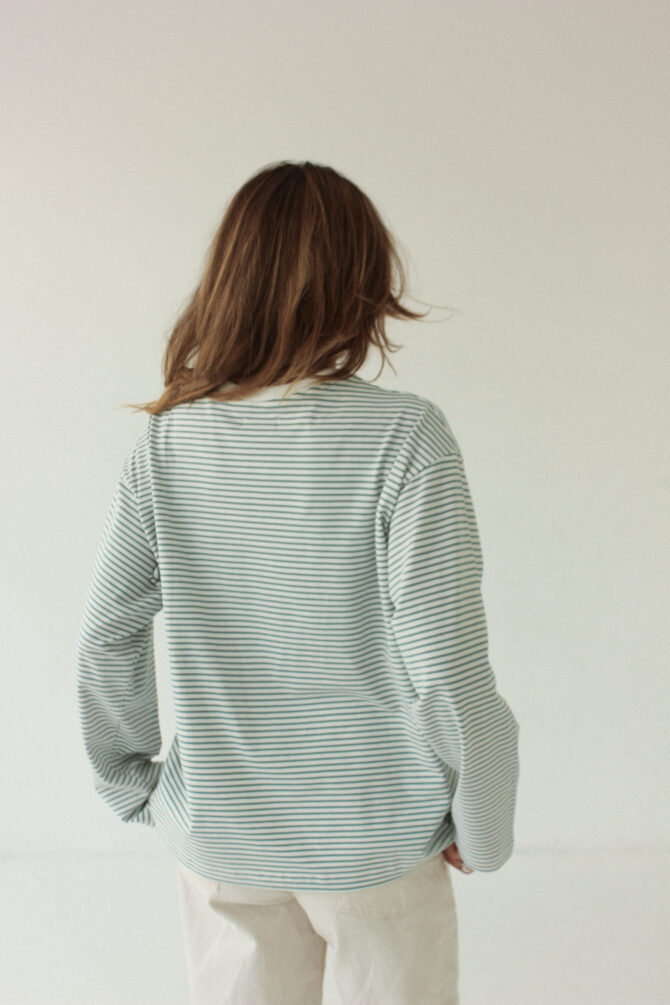 Longsleeve Stripes Green - obrazek 4