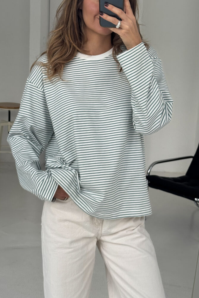 Longsleeve Stripes Green