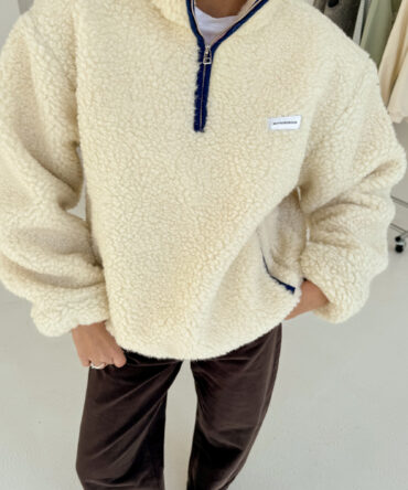 Kurtka Merino Wool Anorak Ecru