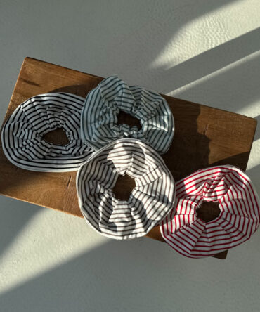 Frotka Bawełniana White Stripes