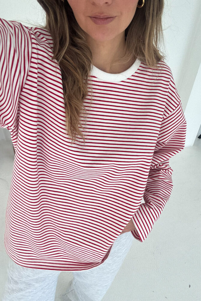 Longsleeve Stripes Red