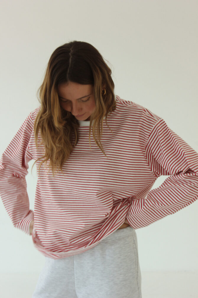 Longsleeve Stripes Red - obrazek 7