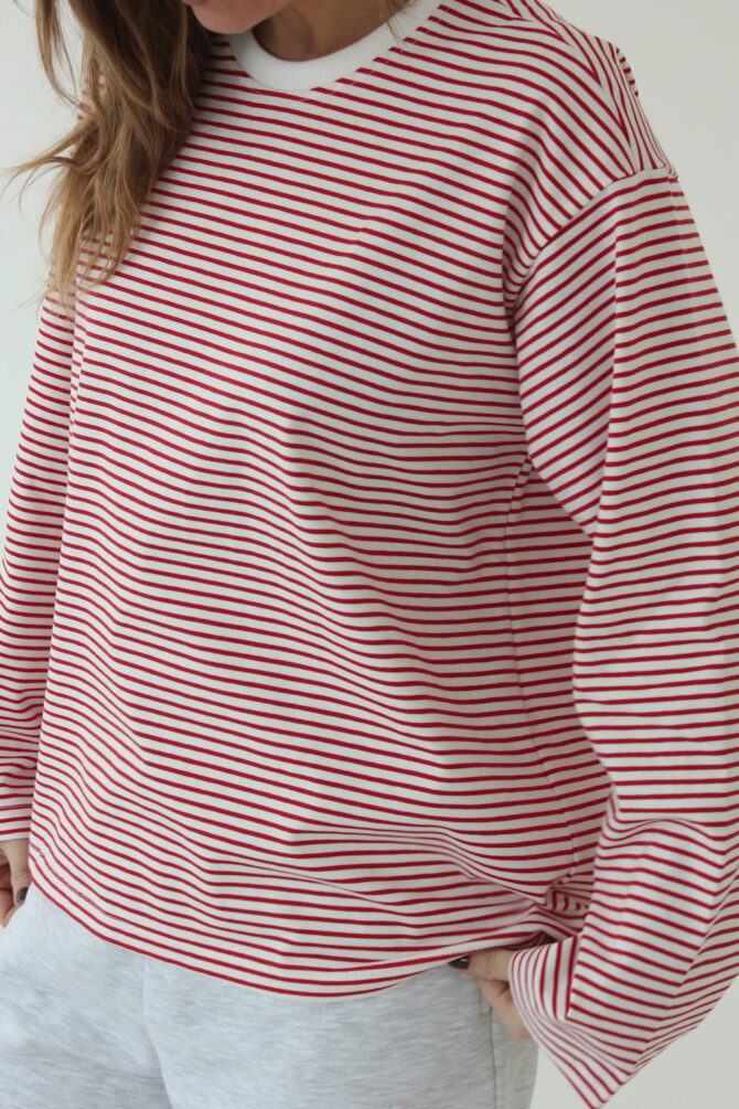 Longsleeve Stripes Red - obrazek 5