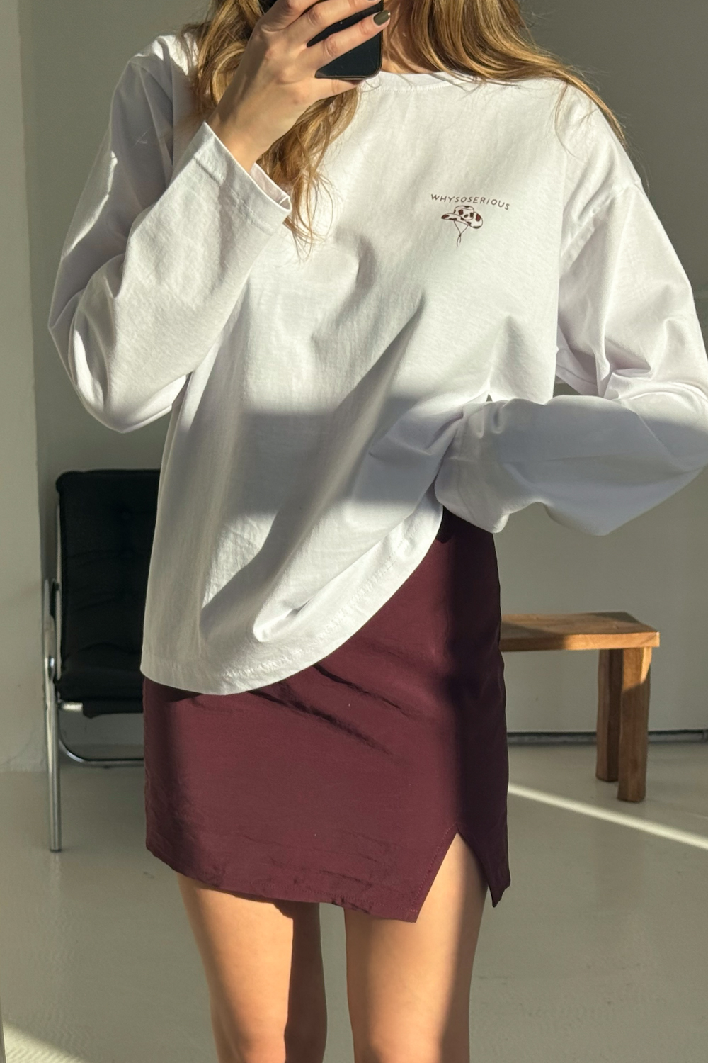 Spódnica Lagoa Burgundy