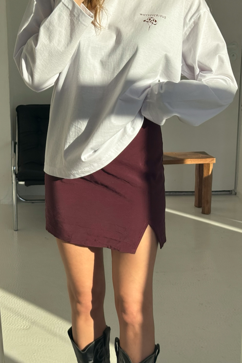 Longsleeve White Howdy - obrazek 7