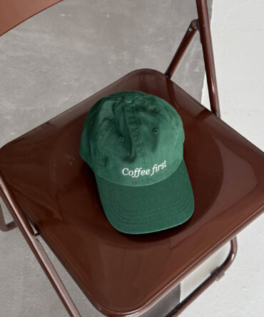 Czapka Coffee First Zielona