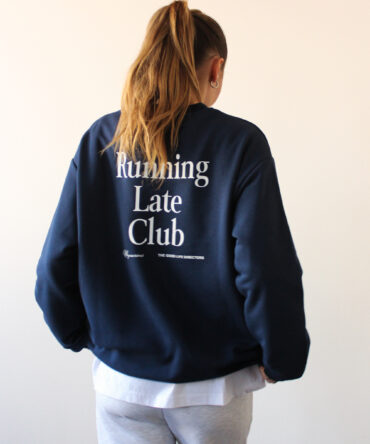 Granatowa Bluza Running