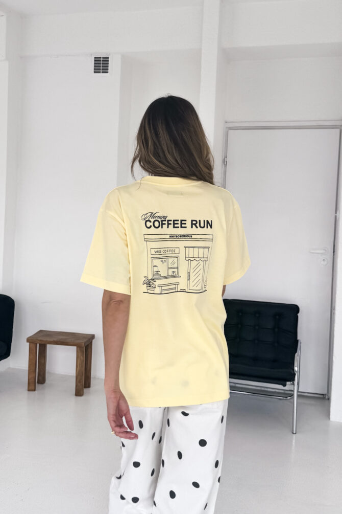 WSS Coffee Run Yellow T-shirt