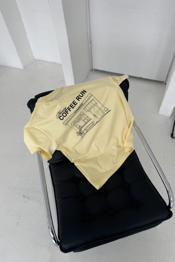 WSS Coffee Run Yellow T-shirt - obrazek 4