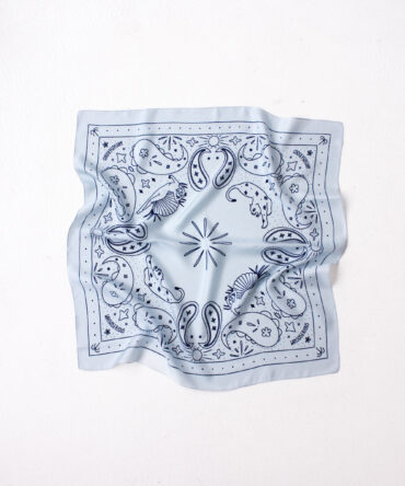 Apaszka Tiger Silk Baby Blue