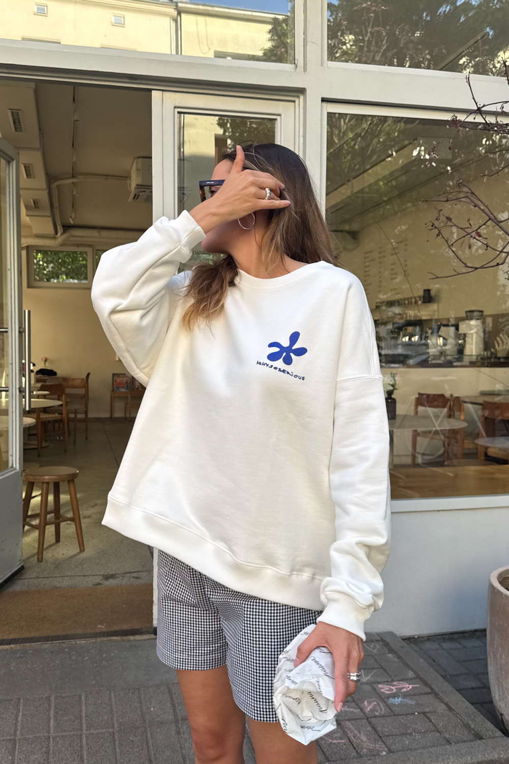 Bluza Cloud Waves Ecru - obrazek 3