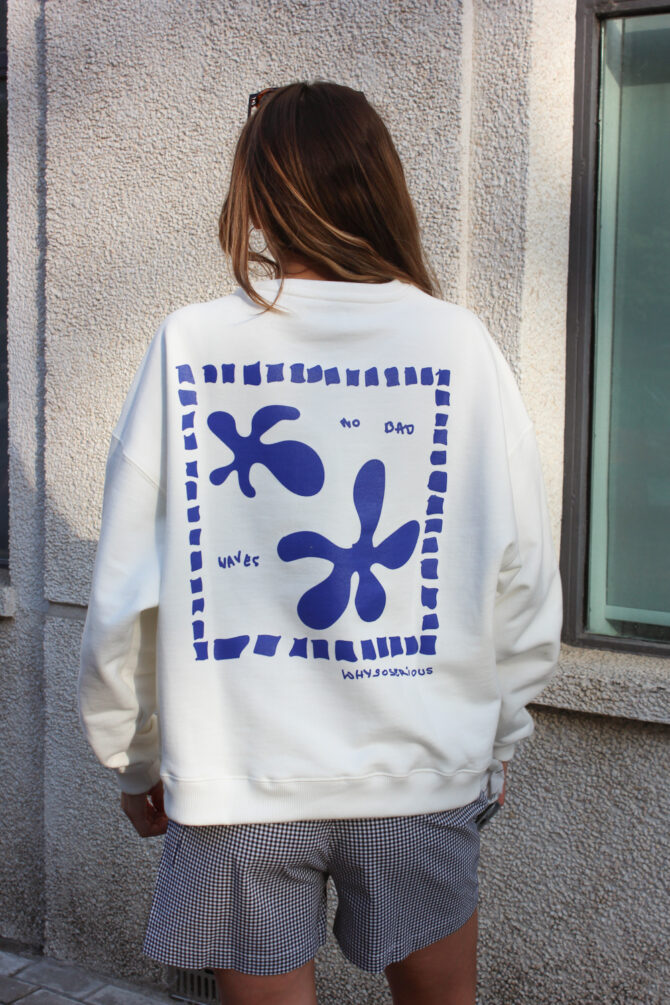 Bluza Cloud Waves Ecru - obrazek 5