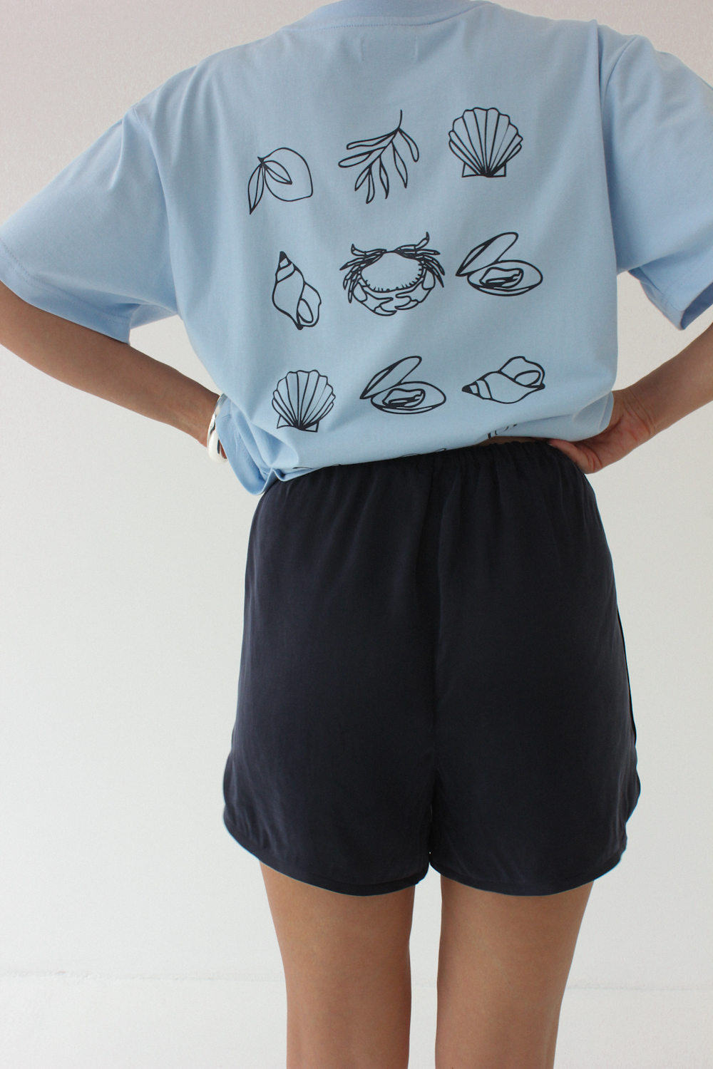 Szorty Sporty Navy Cupro - Image 6