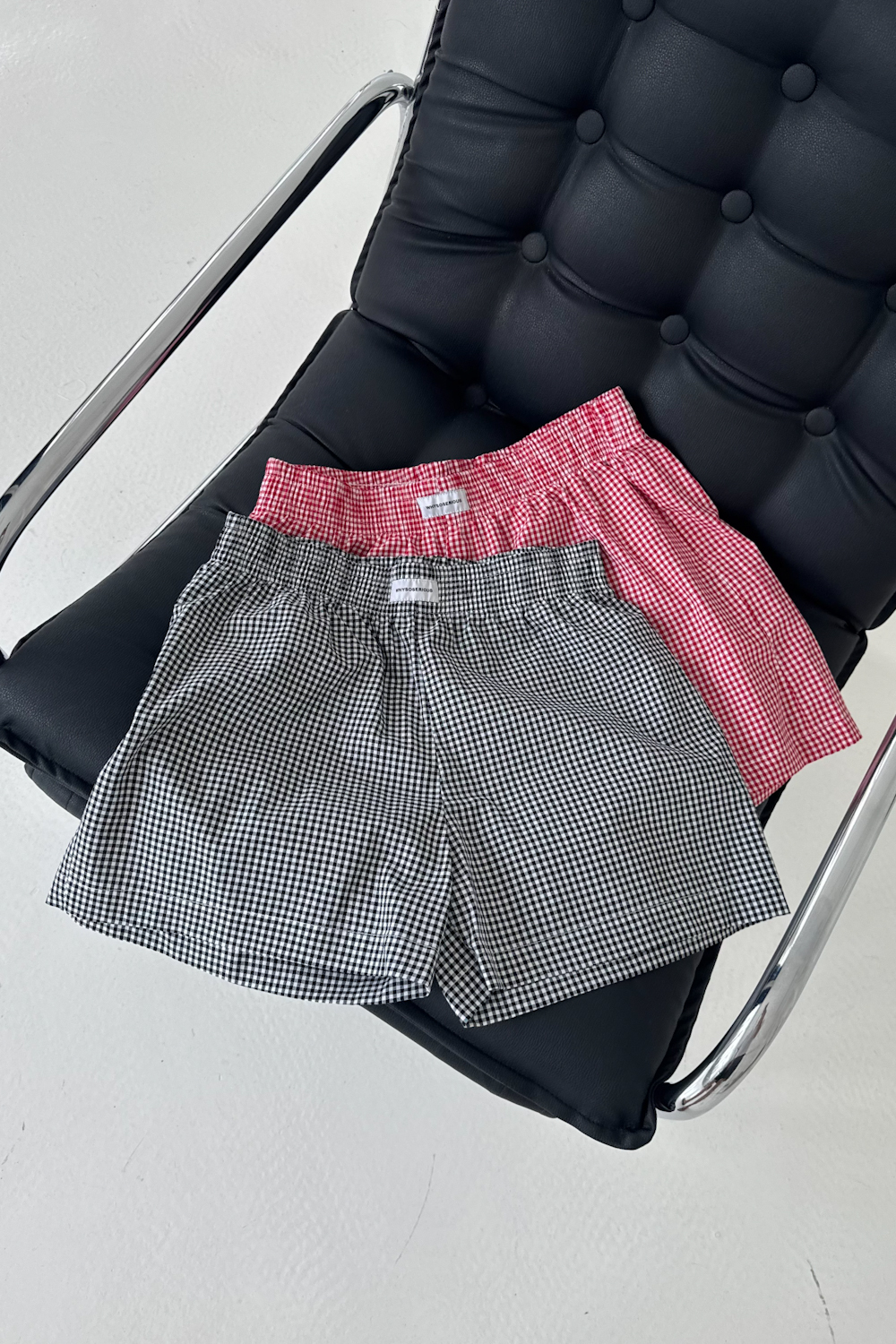 Szorty Boxer Vichy Black