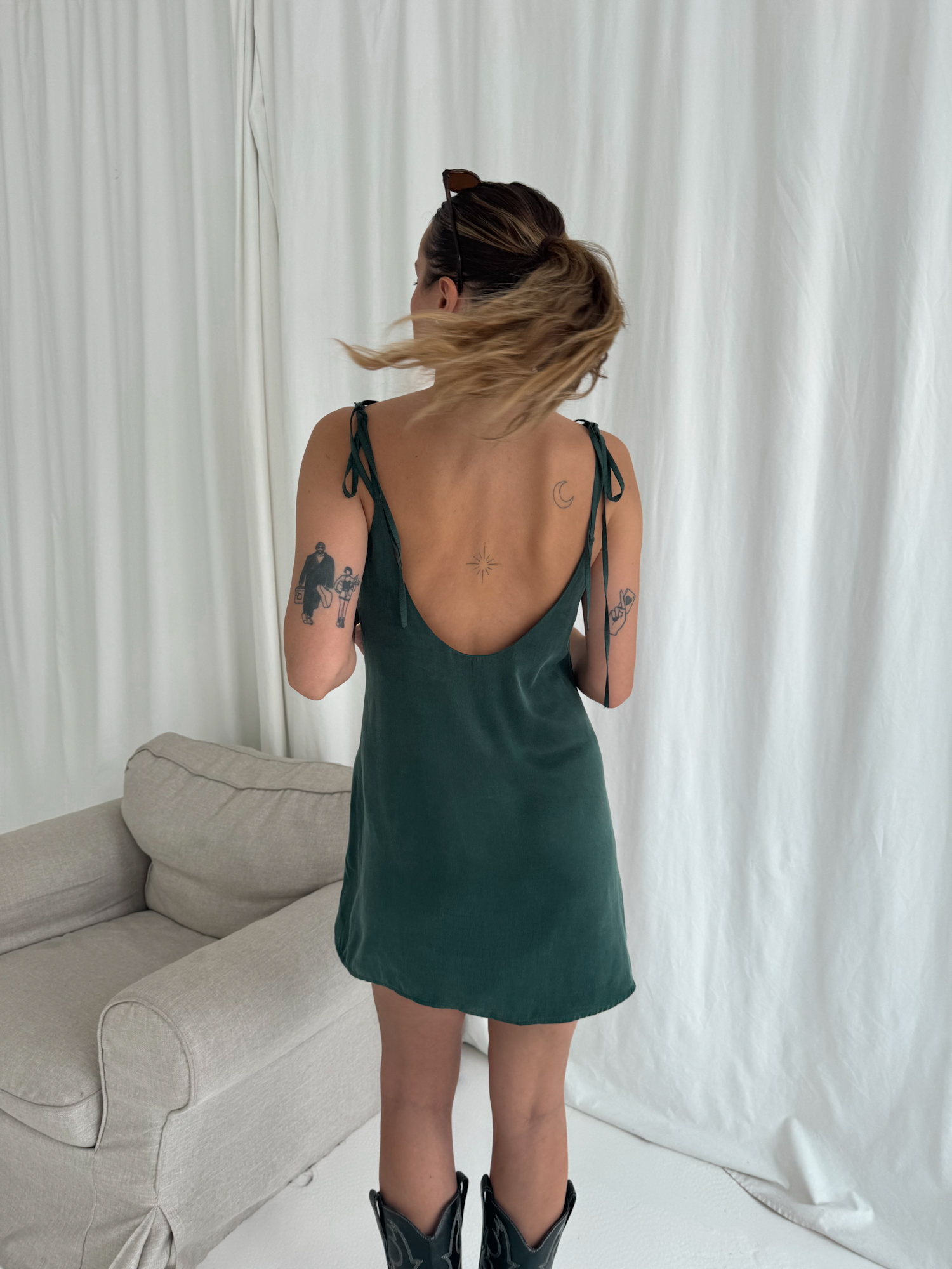 Sukienka Nazare Mini Deep Green