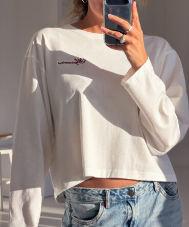 Longsleeve Boxy Ecru Heavy