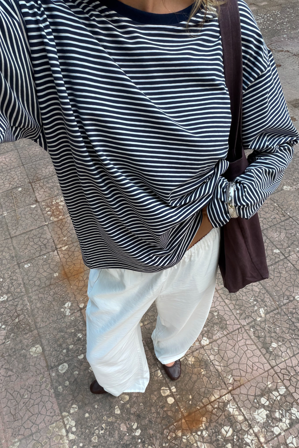 Longsleeve Dark Stripes Navy