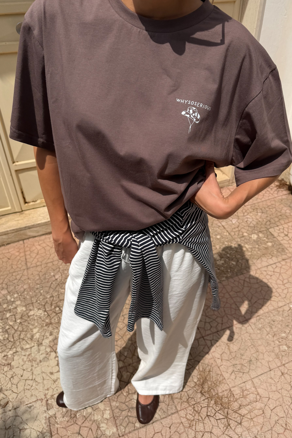 T-shirt Howdy Brown - obrazek 2