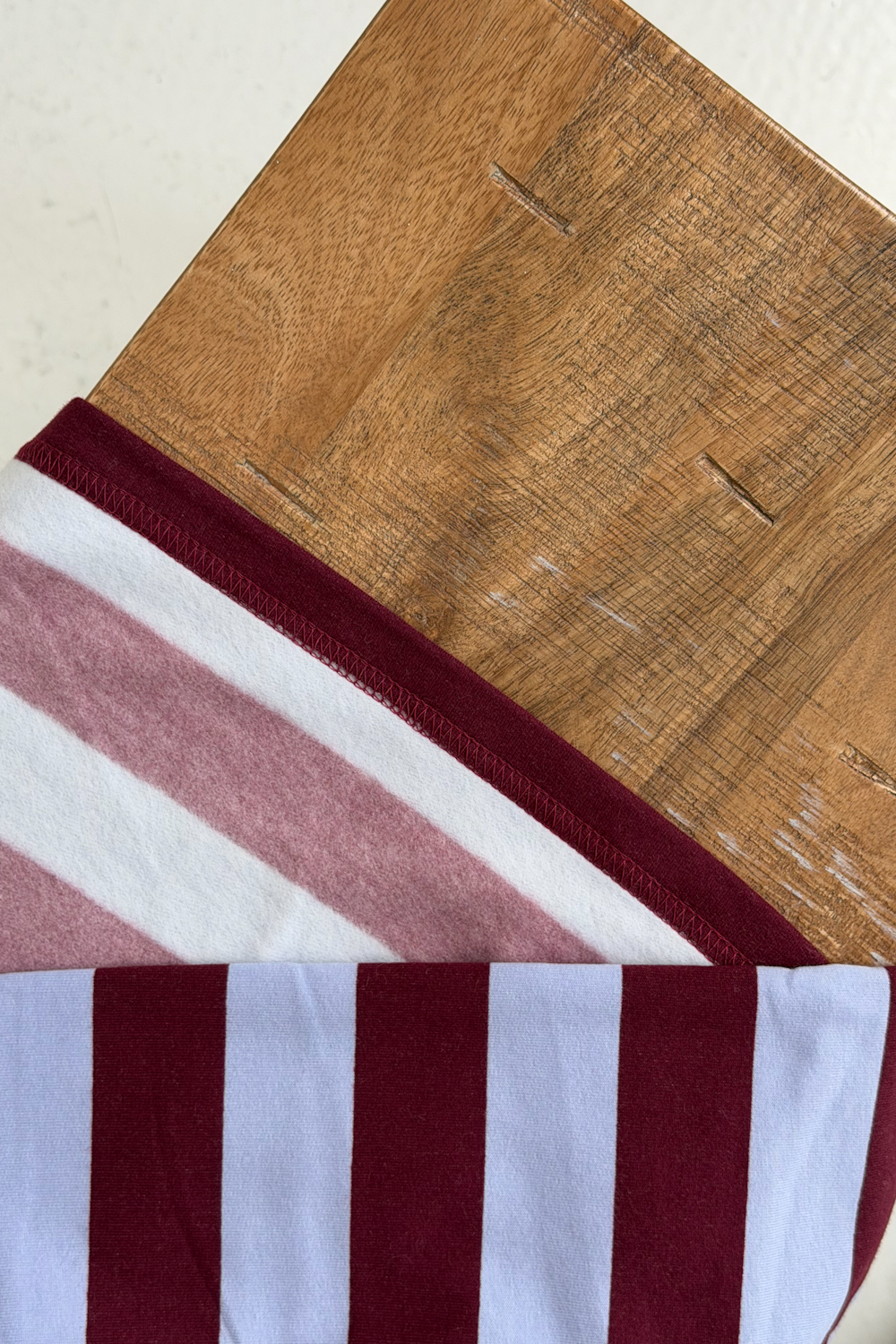 Longsleeve Heavy Stripes Plum - obrazek 4