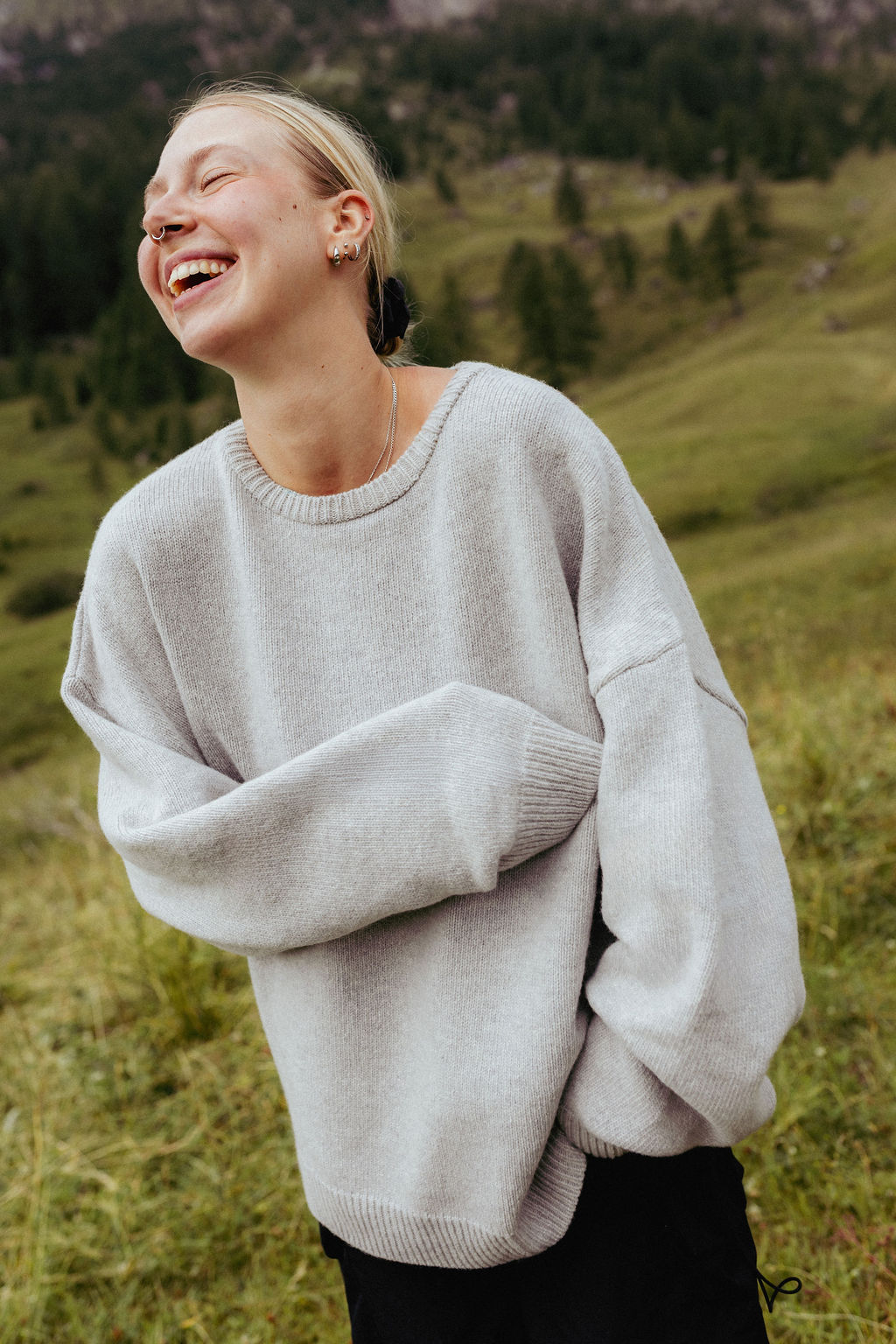 Sweter Wełniany Sophie Grey Unisex