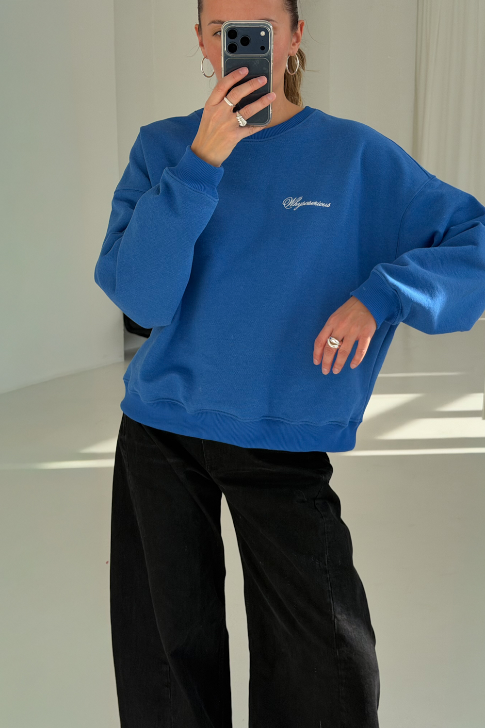 Bluza Cloud Washed Blue - obrazek 3