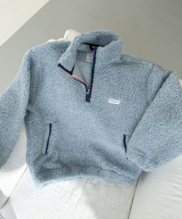 Kurtka Merino Wool Anorak Baby Blue