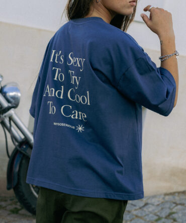 T-shirt Cool Vintage Blue