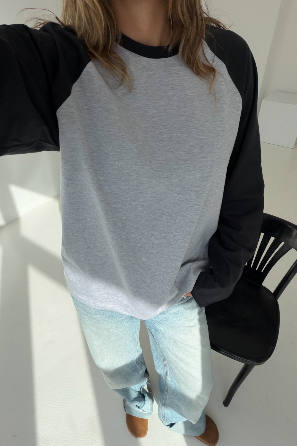 Longsleeve Raglan Grey - obrazek 4