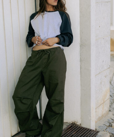 Spodnie Cargo Cotton Khaki