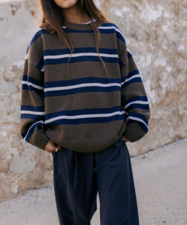 Sweter Sophie Stripes Brown