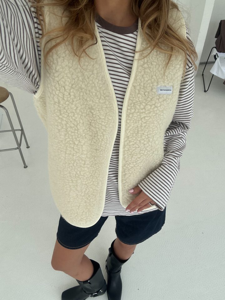 Kamizelka misio ecru Why so serious